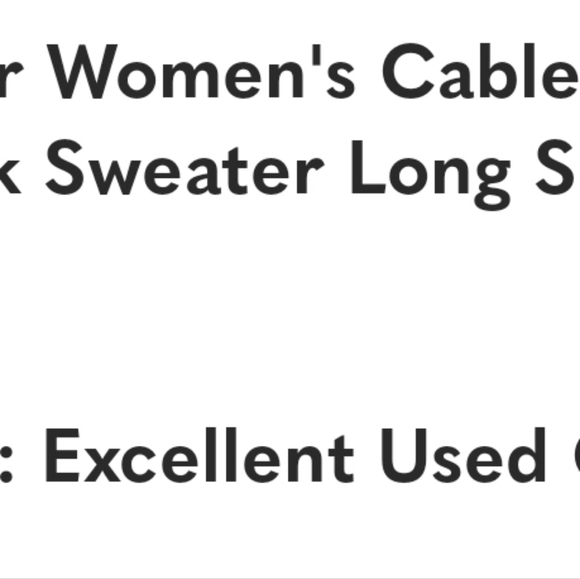 Ann Taylor cable knit sweater - Picture 5 of 6